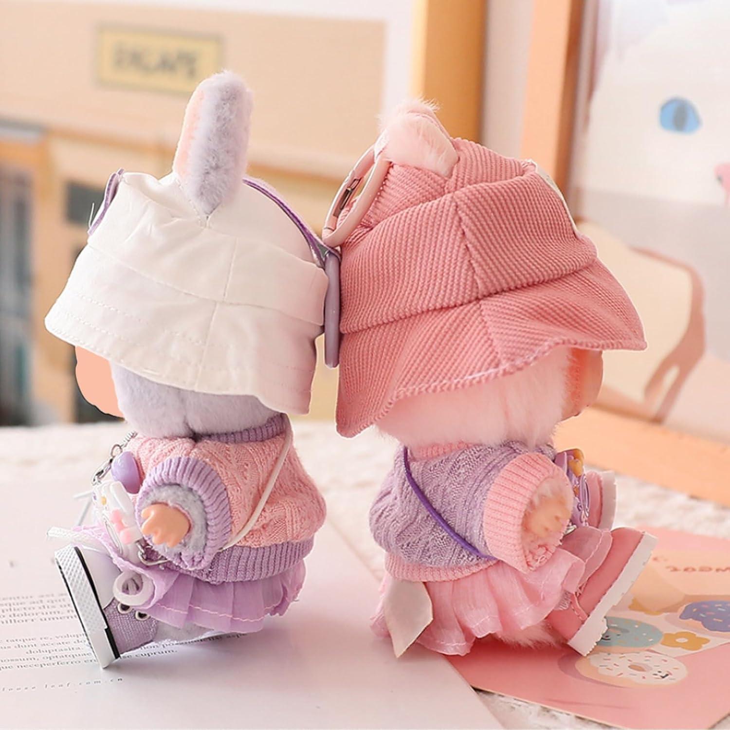 Conjunto de Ropa para Muñecas Jellatante 15-17 cm 5 Piezas Rosa