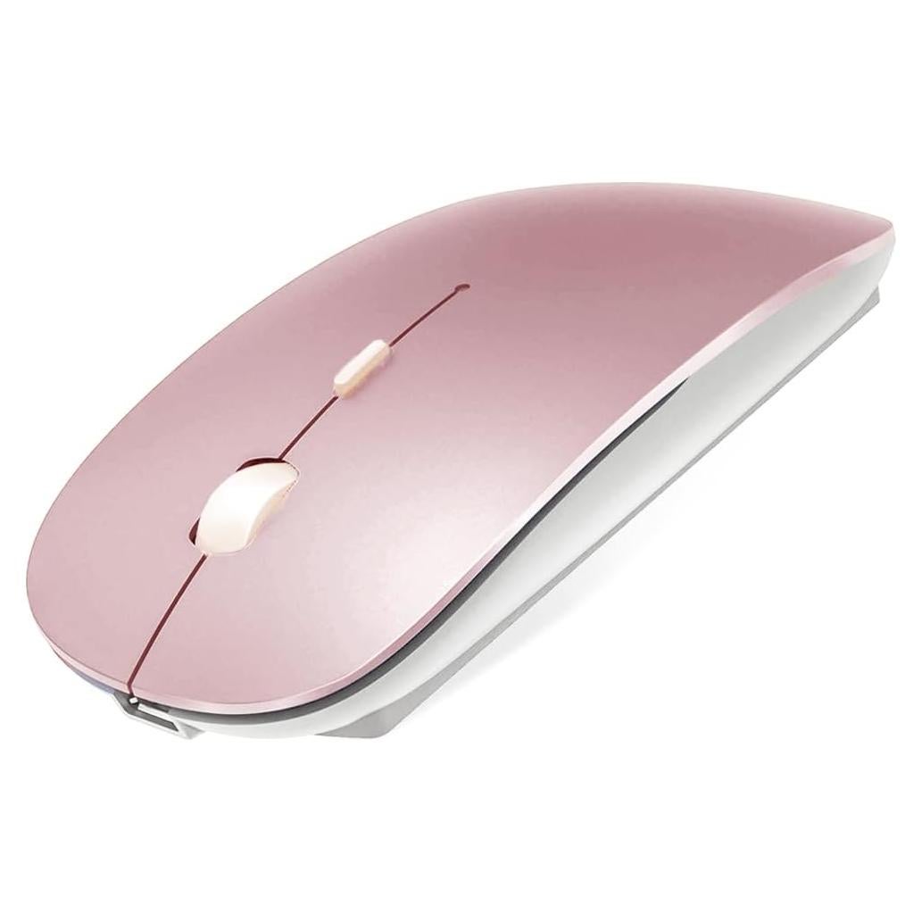 Ratón Bluetooth KLO GD Oro Rosa Recargable 1600 DPI