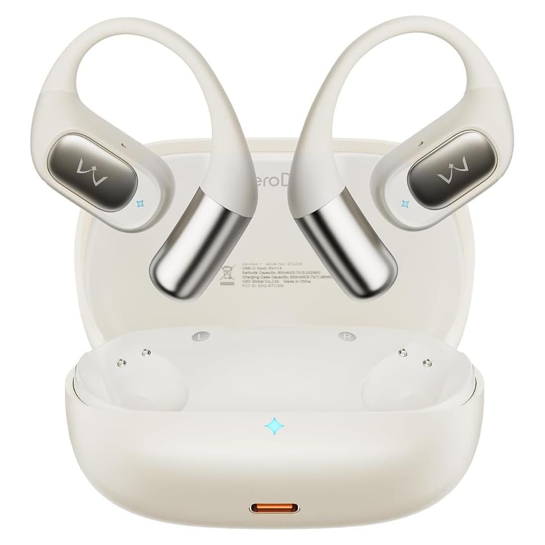 Auriculares Inalámbricos iWALK BTC006 Bluetooth 5.4 35H Beige