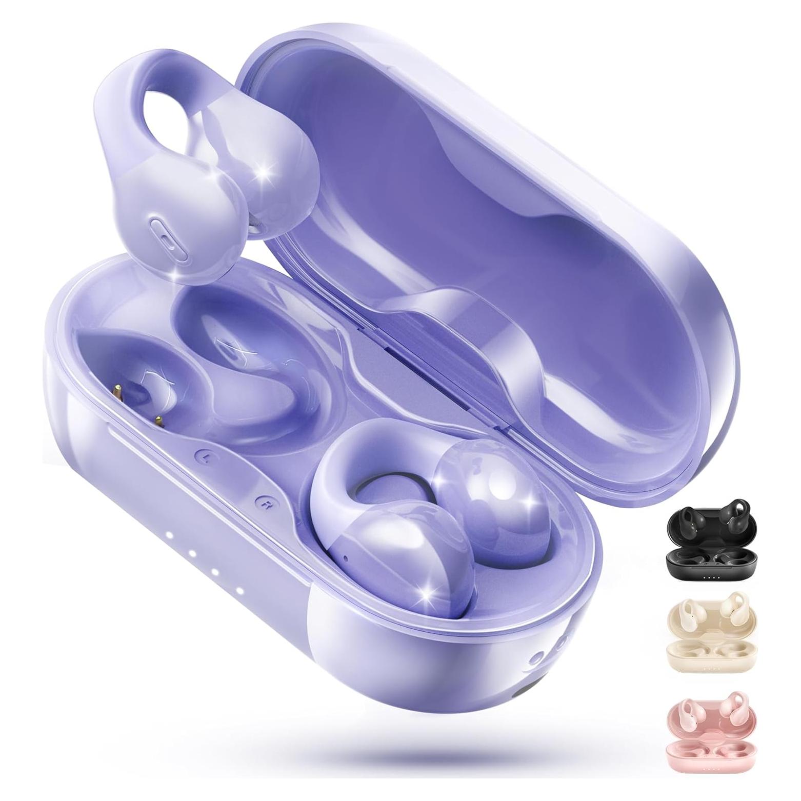 Auriculares Inalámbricos Bluetooth King Lucky i21 Púrpura IPX4