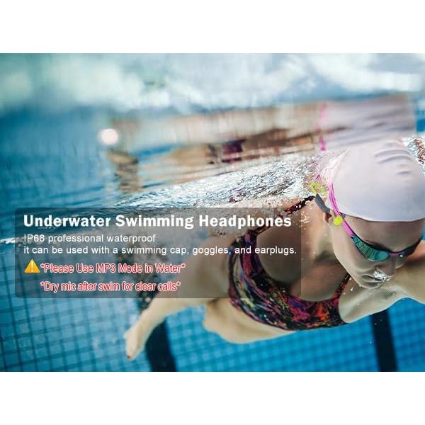 Auriculares de Conducción Ósea LiteSurge S800 IP68 Verde Neón