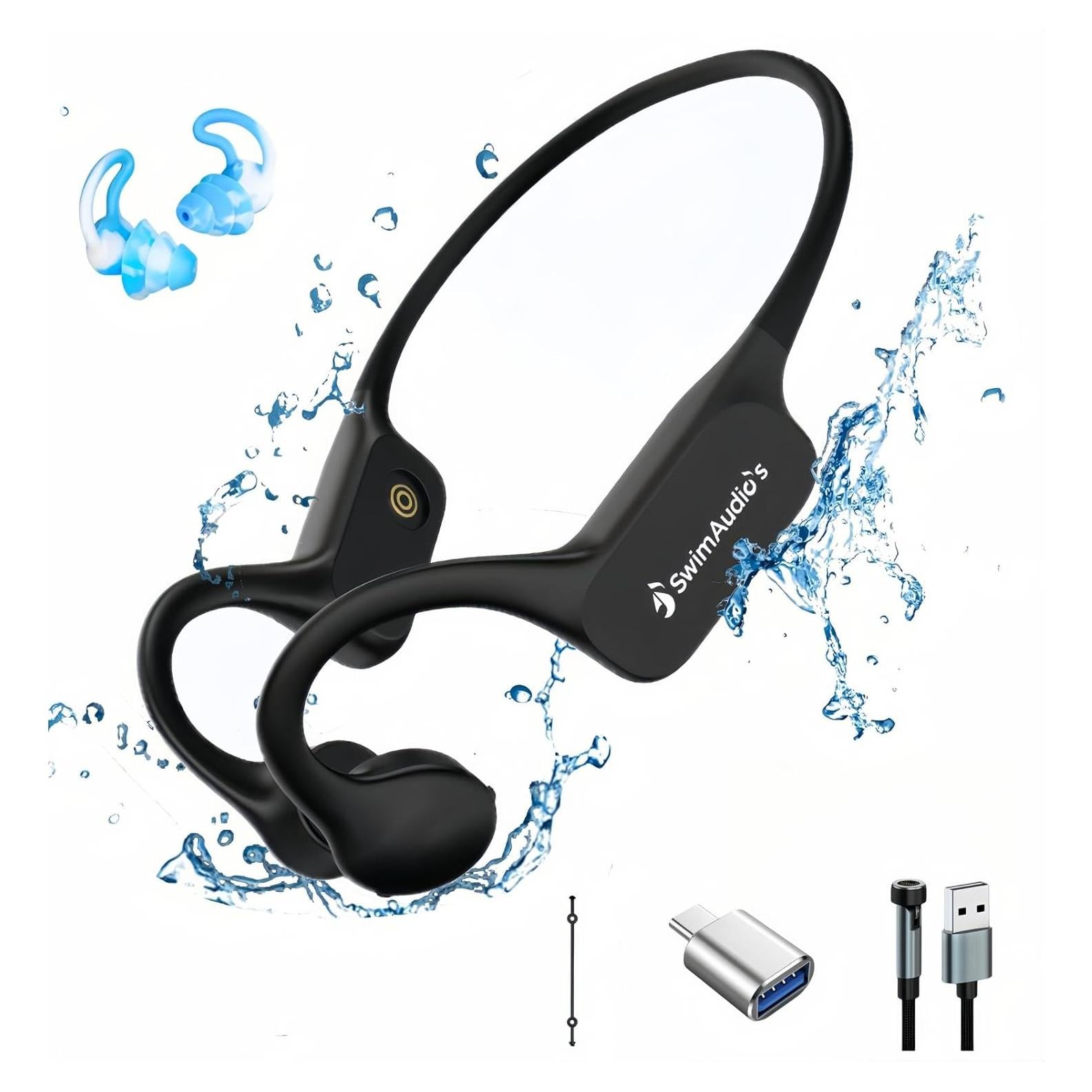 Auriculares Bluetooth Swimaudios SWIM W22 IP68 32GB Conducción Ósea