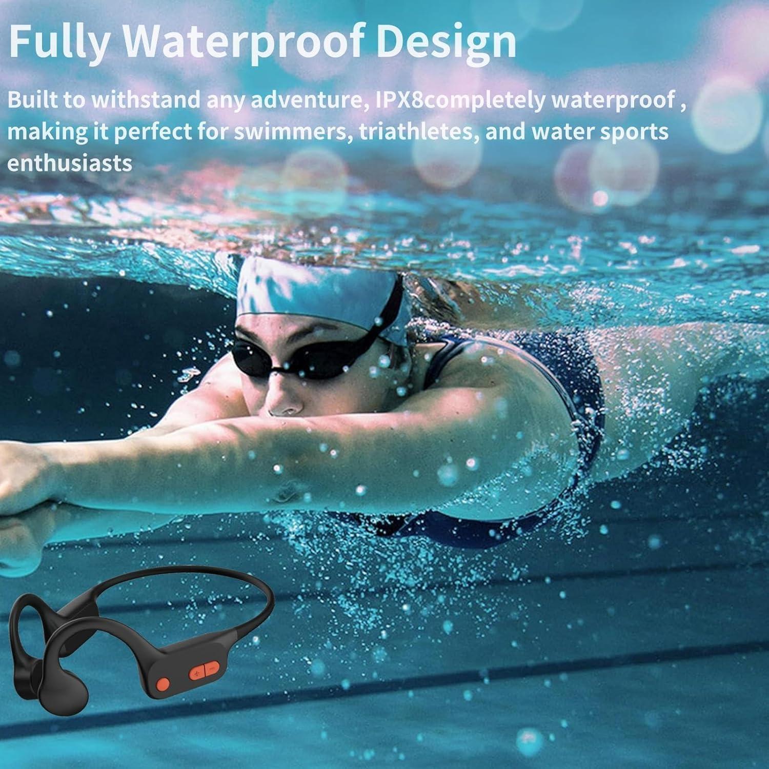 Auriculares Bluetooth Swimaudios SWIM W22 IP68 32GB Conducción Ósea
