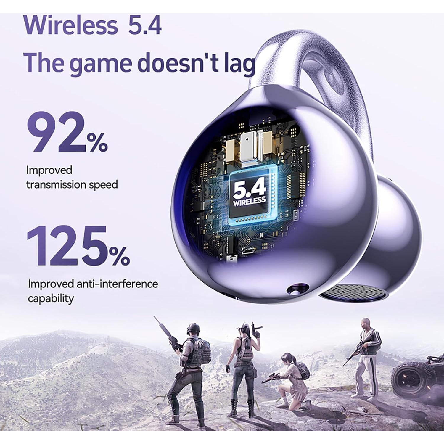 Auriculares Inalámbricos QJF-004 Bluetooth 5.4 Impermeables