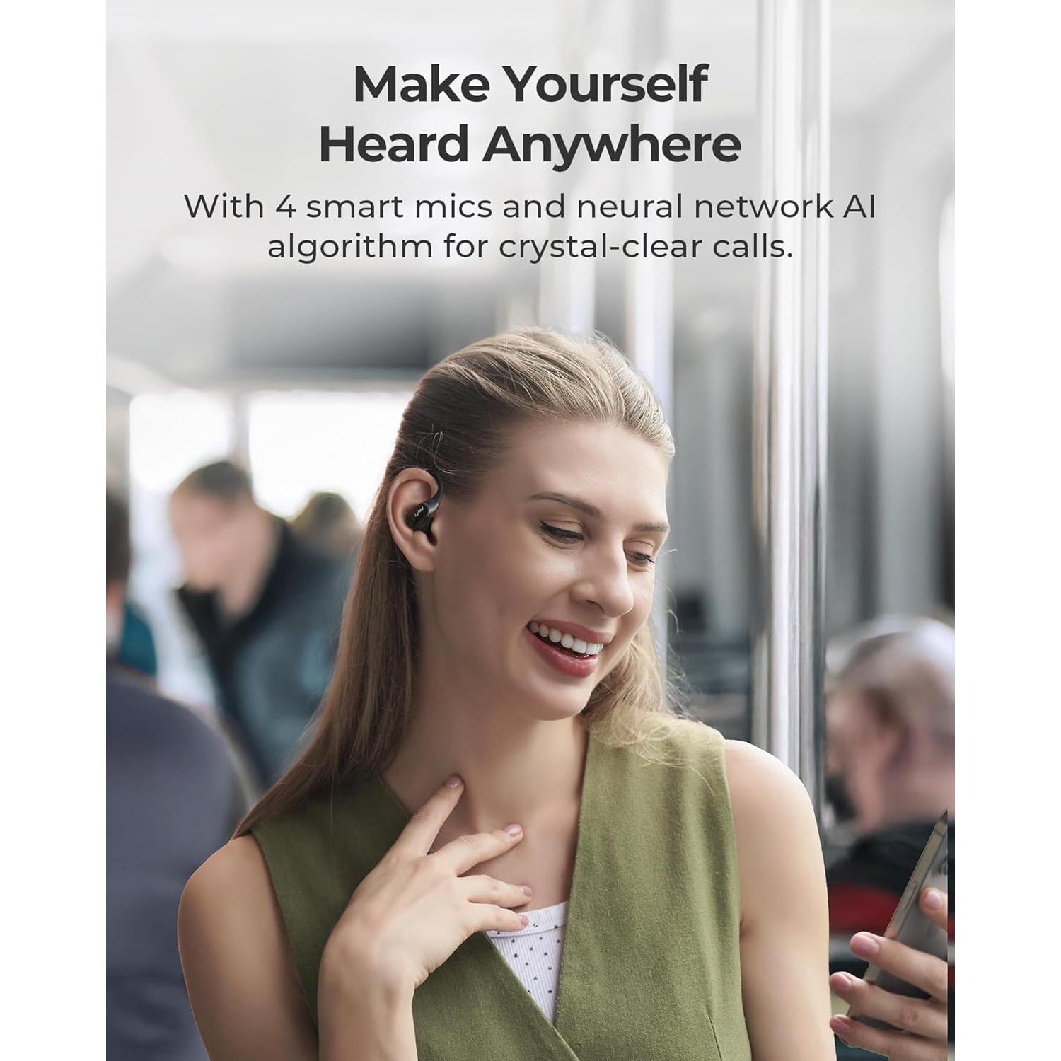 Auriculares Inalámbricos Lytmi CozyFit D1 - 30h Batería, 4 Micrófonos