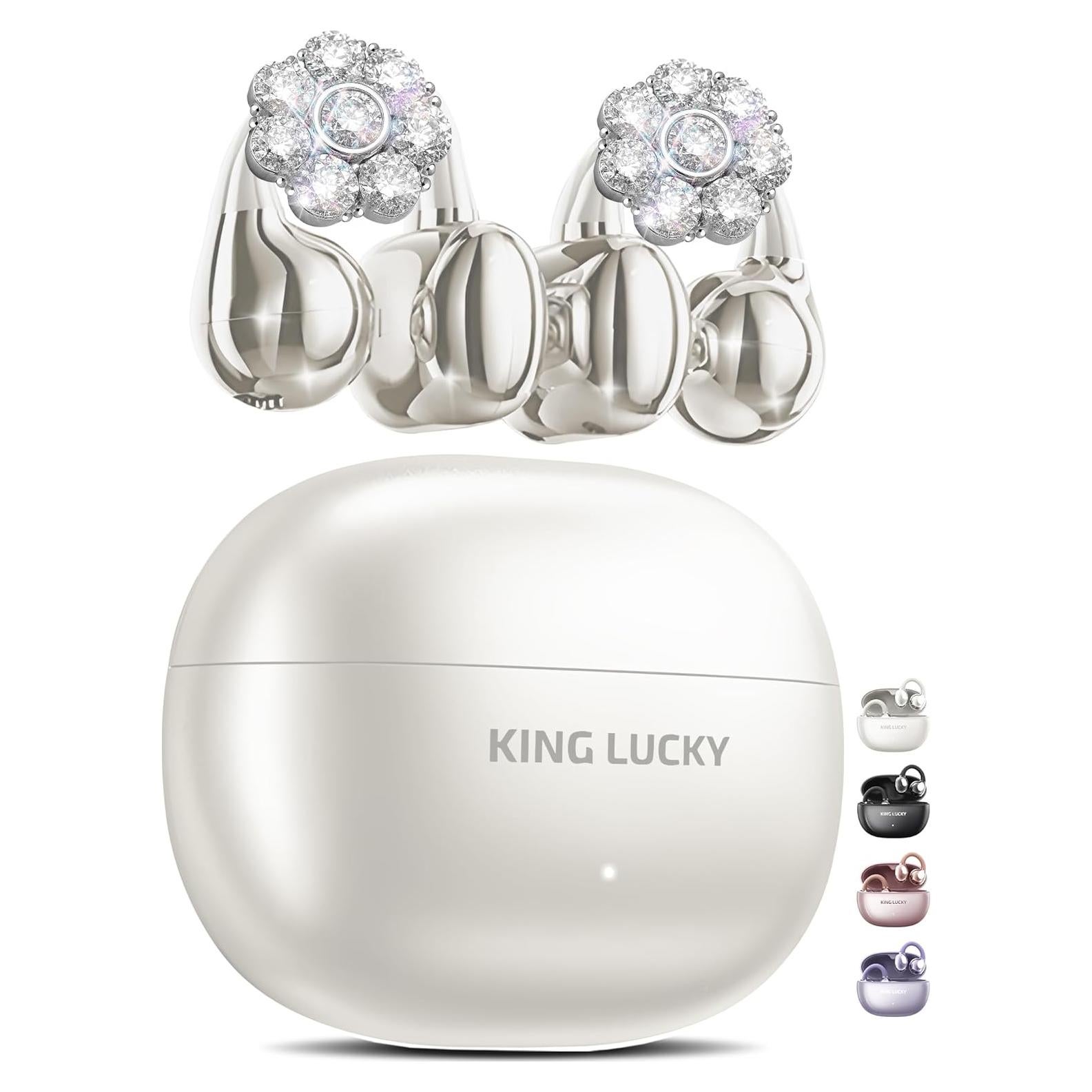 Auriculares Inalámbricos King Lucky i121 Clip-On Blancos IPX5