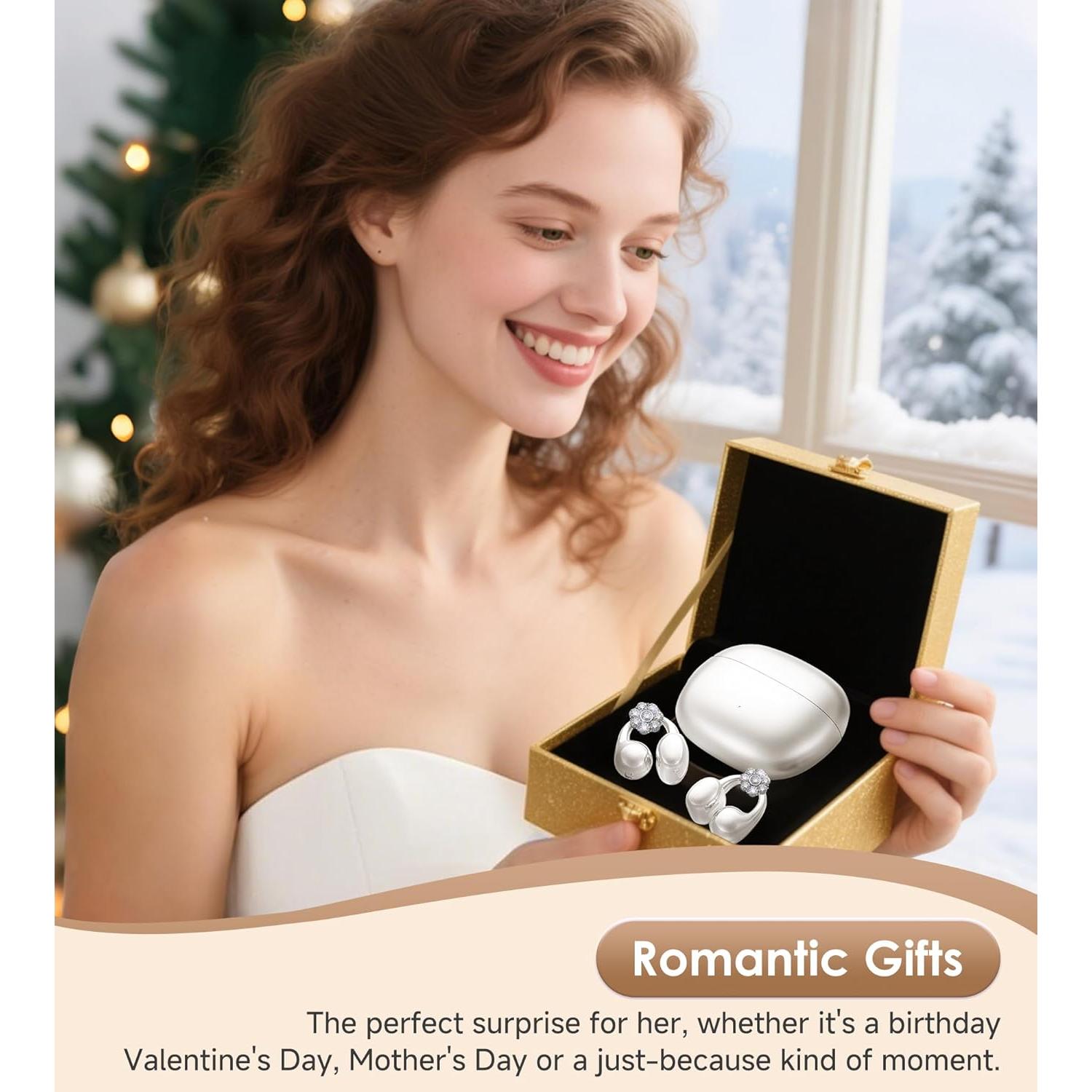 Auriculares Inalámbricos King Lucky i121 Clip-On Blancos IPX5