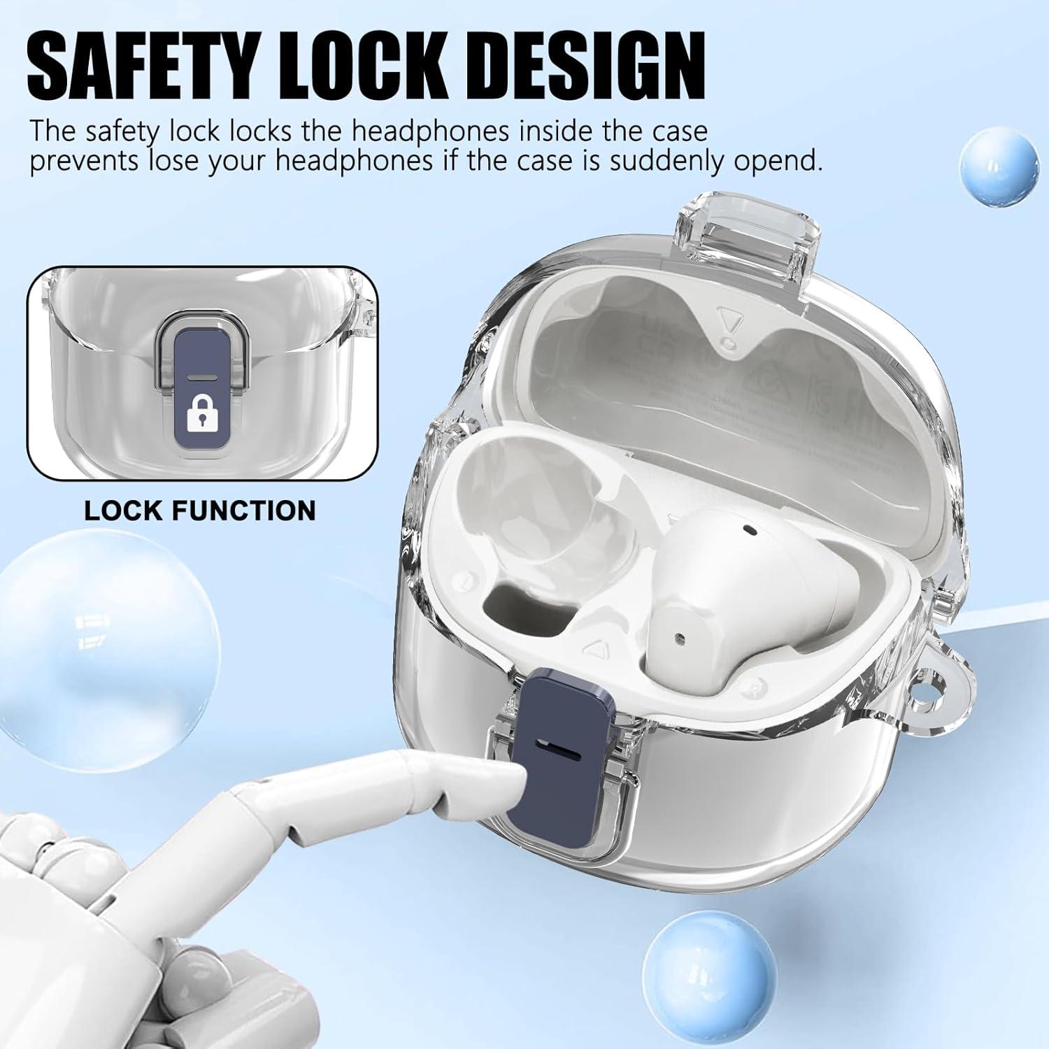 Funda Protectora Transparente JBL Tune Flex con Candado Seguro