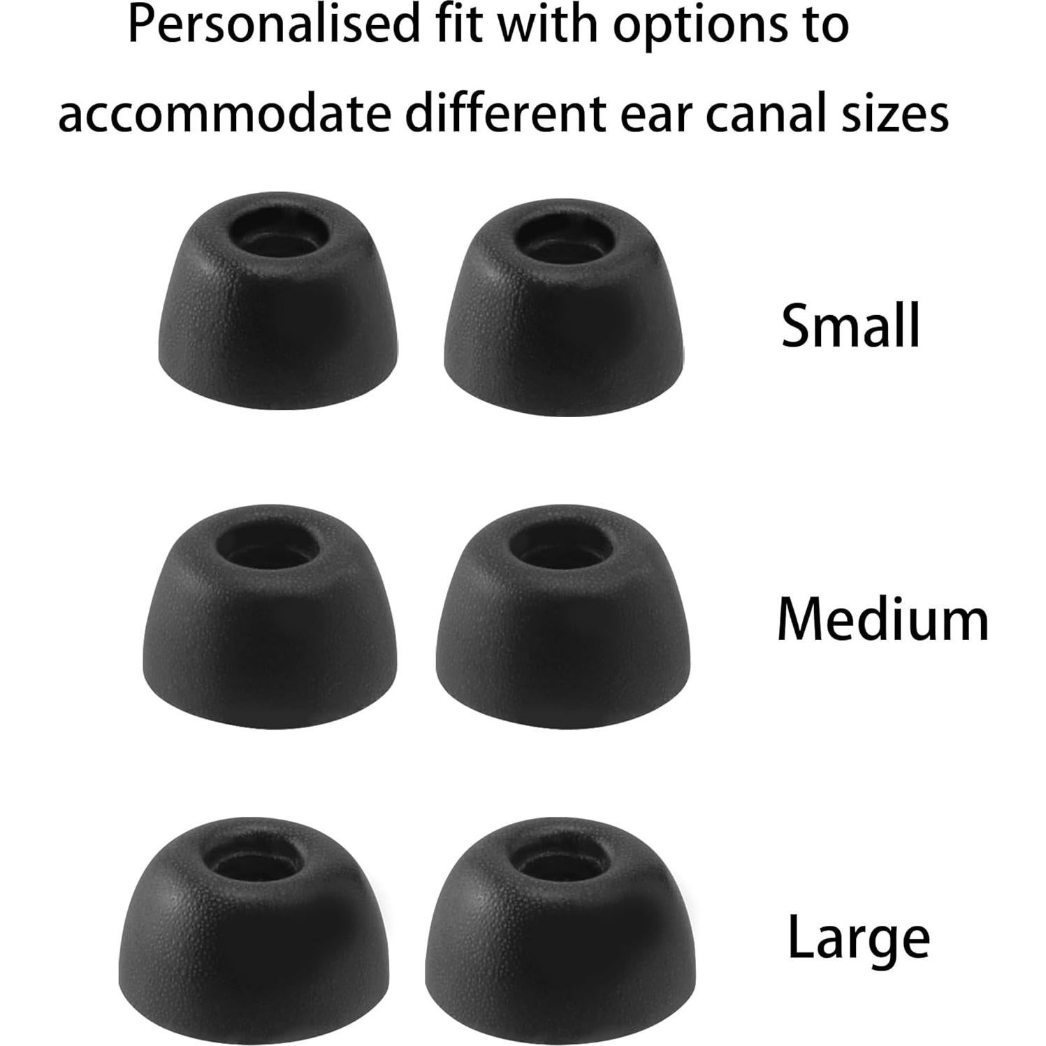 Consejos de Espuma Reemplazo para Auriculares JBL Live Pro 2, 3 Pares