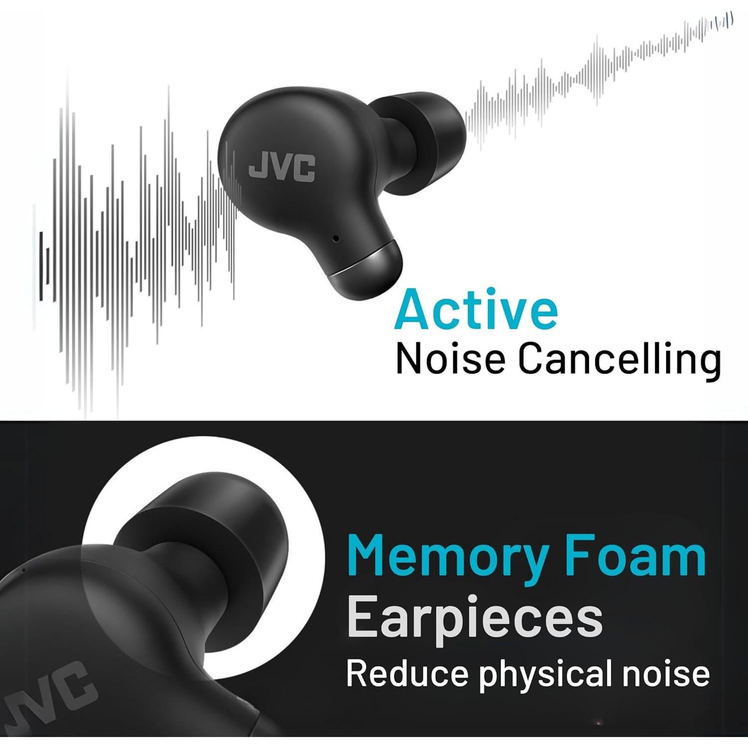 Auriculares Inalámbricos JVC Marshmallow Plus - ANC, 28h Batería