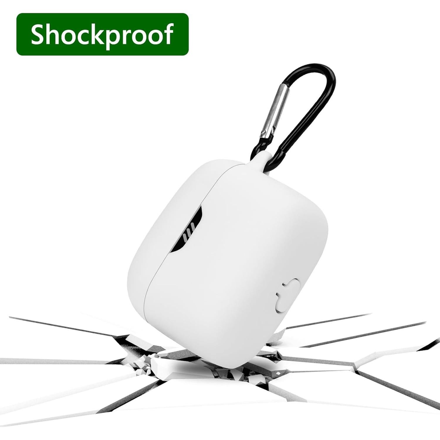 Funda de Silicona Geekria para JBL Tune Buds - Blanca