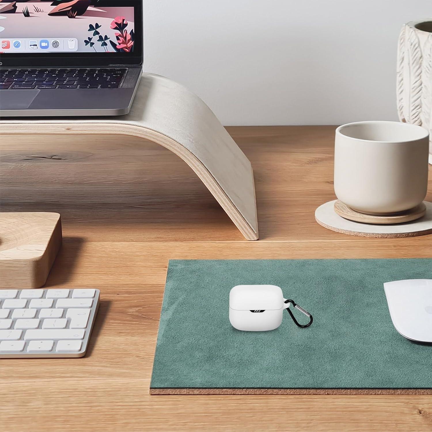 Funda de Silicona Geekria para JBL Tune Buds - Blanca