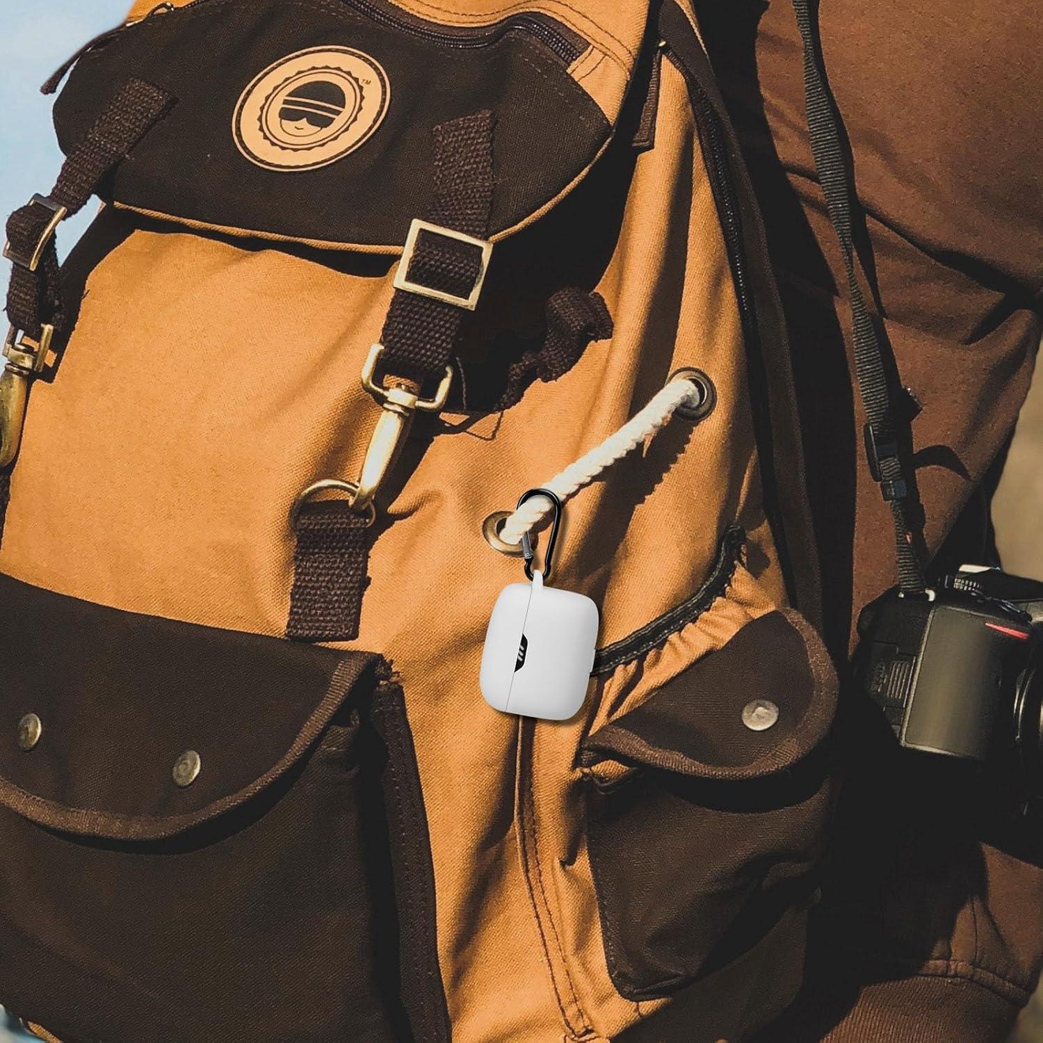 Funda de Silicona Geekria para JBL Tune Buds - Blanca