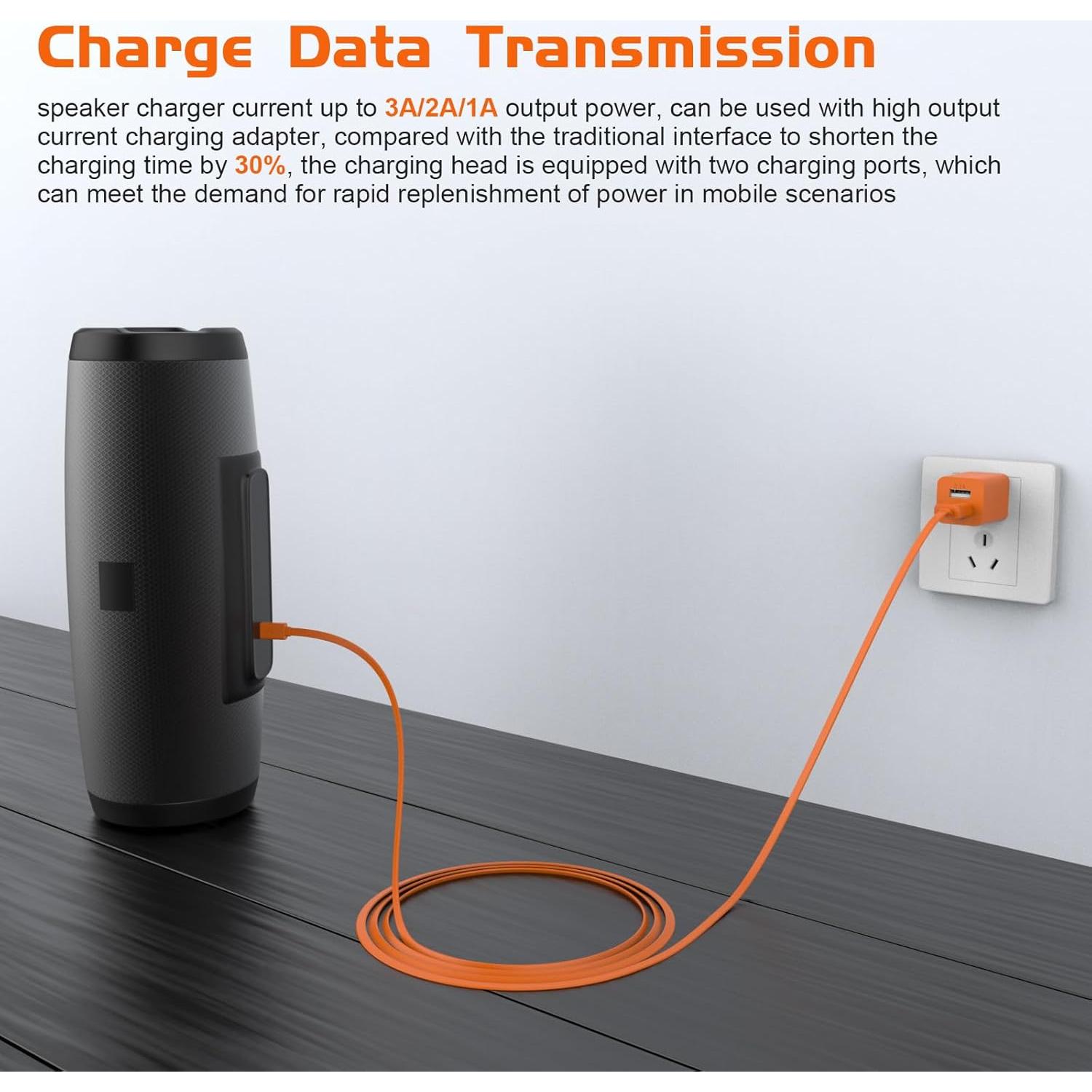 Cable de carga USB-C a USB-A Xivip 1.01m para JBL y auriculares