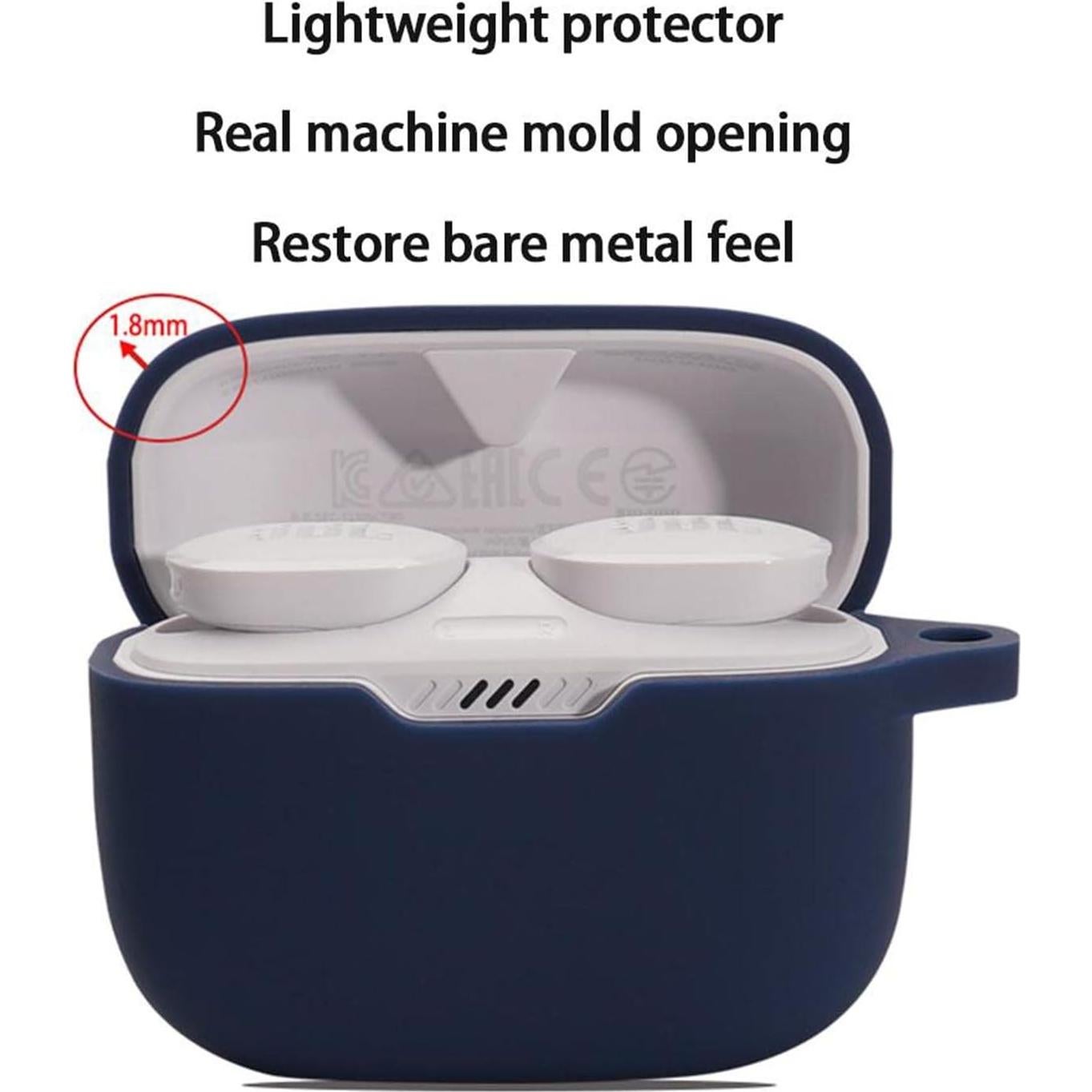 Funda de Silicona Verde Menta para Auriculares JBL Tune 230NC TWS