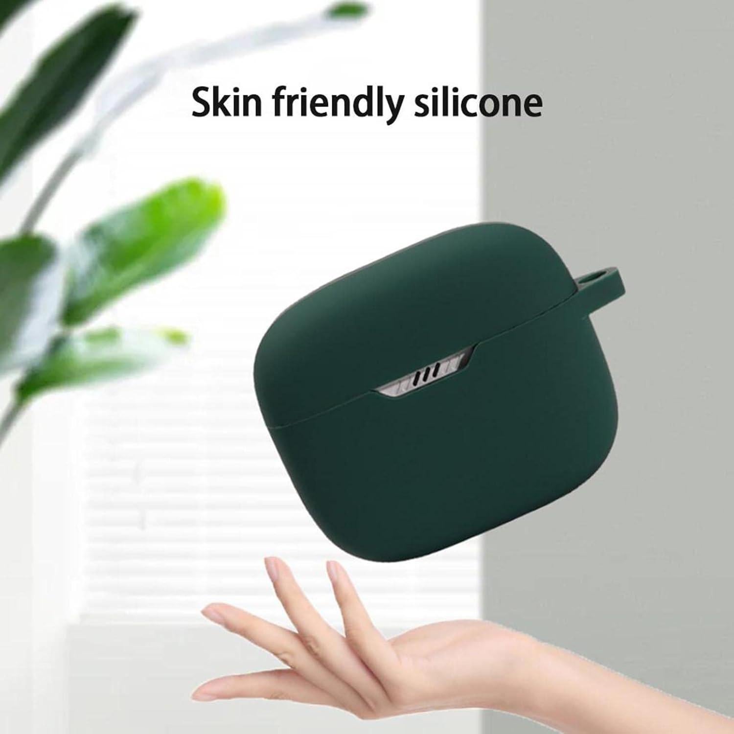 Funda de Silicona Verde Menta para Auriculares JBL Tune 230NC TWS