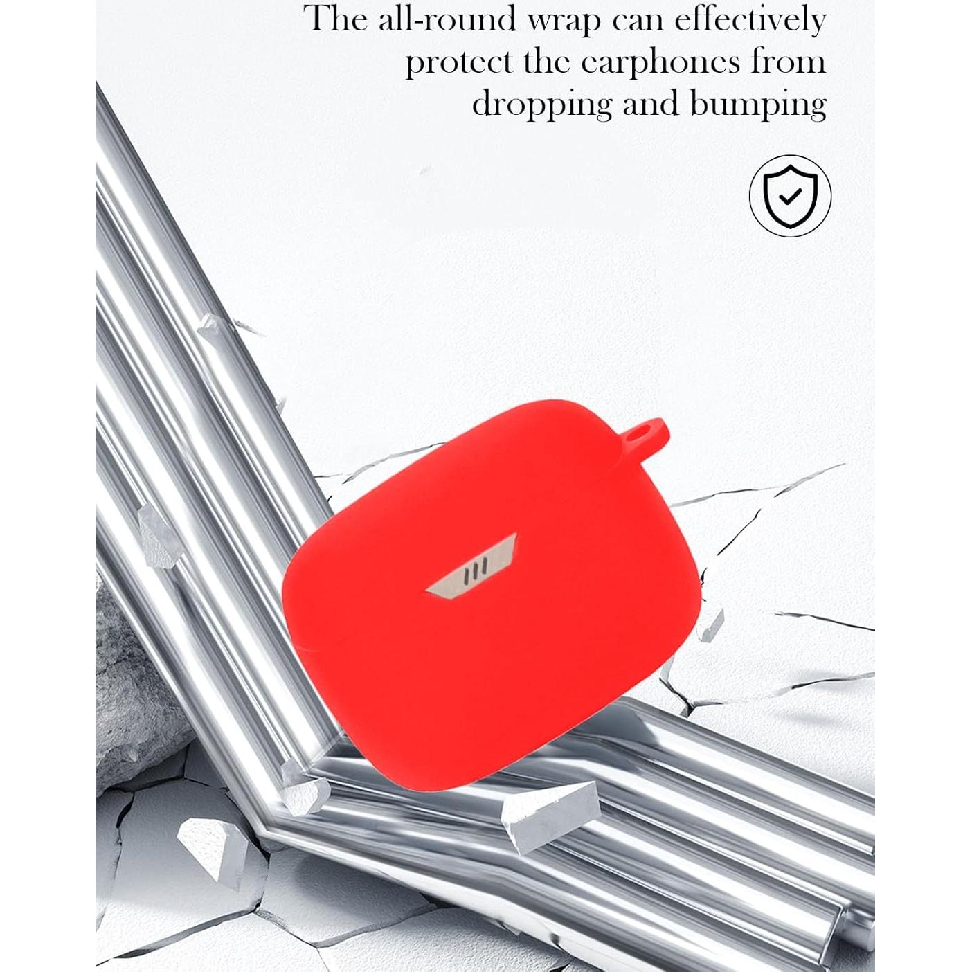 Funda Protectora Silicona BOVUGAC para JBL Tune 230NC TWS - Rojo