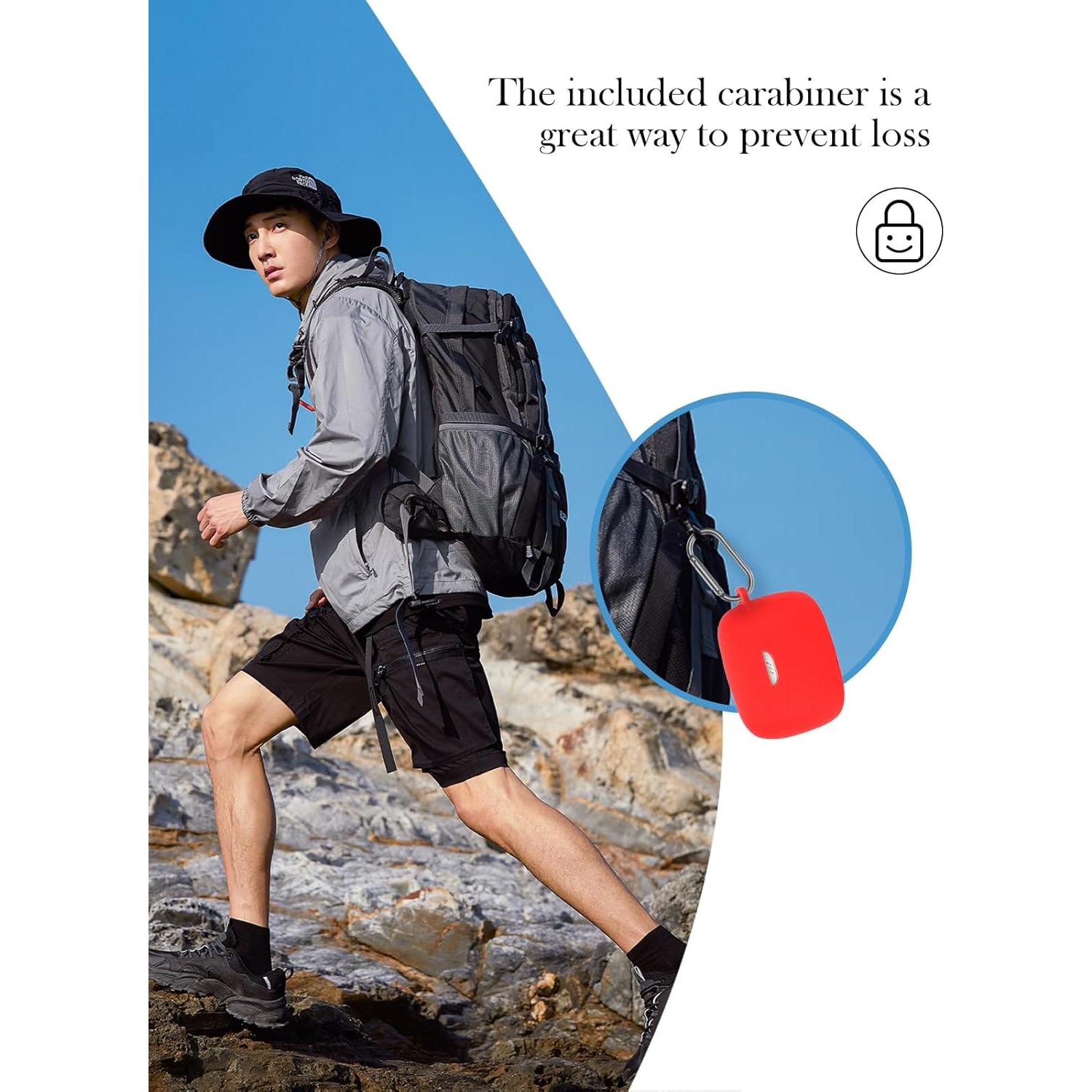 Funda de Silicona BOVUGAC para JBL Tune 245NC TWS - Rojo