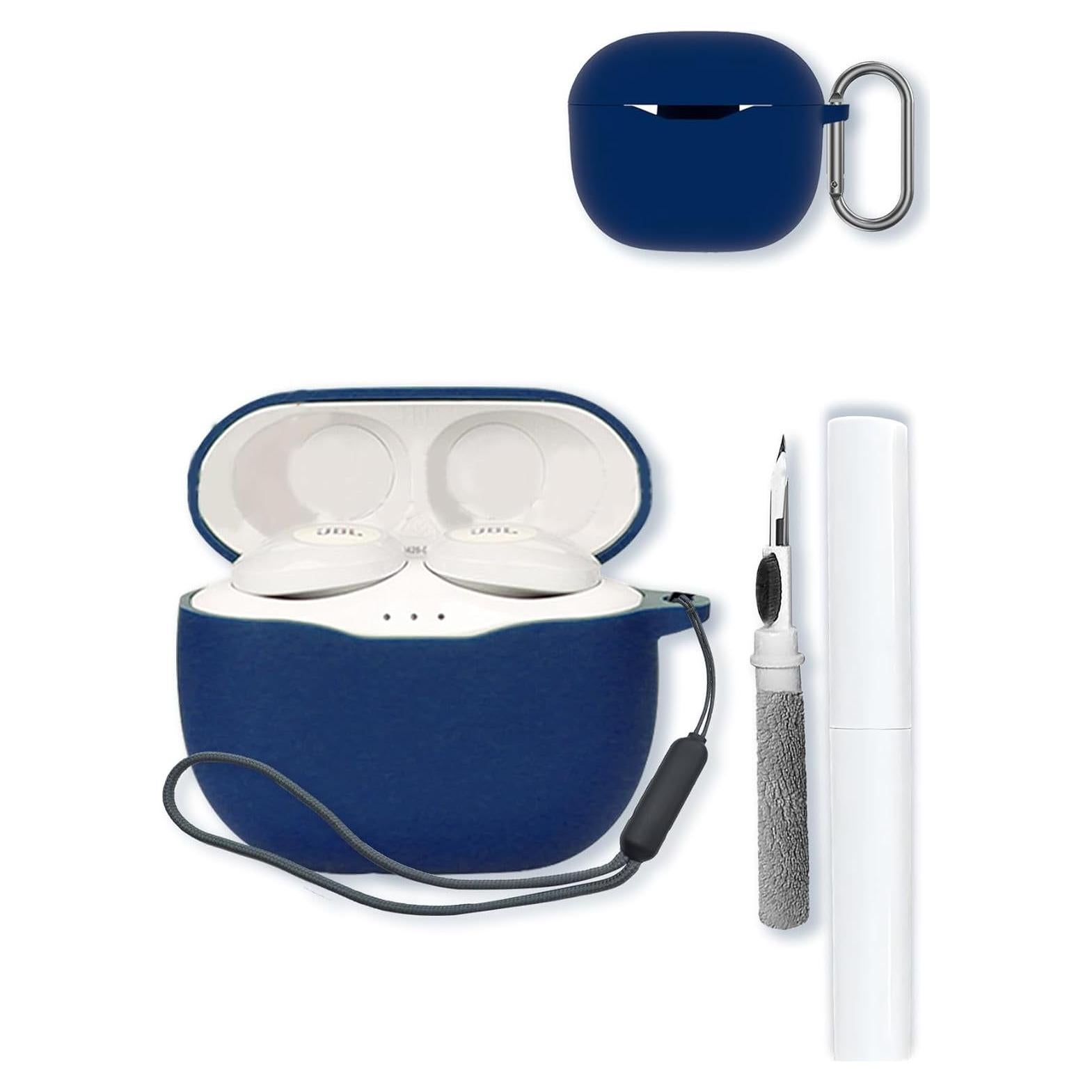 Funda de Silicona BOVUGAC para JBL Tune 120 TWS - Azul