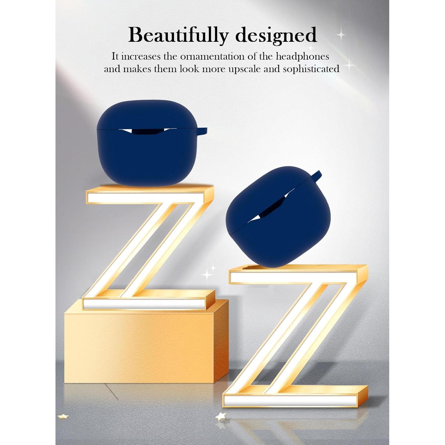 Funda de Silicona BOVUGAC para JBL Tune 120 TWS - Azul