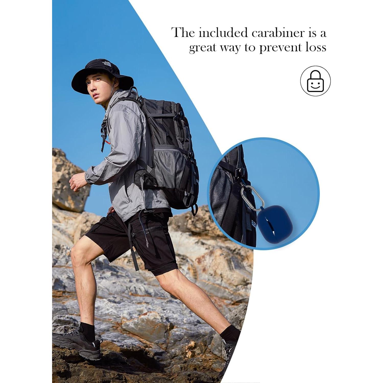 Funda de Silicona BOVUGAC para JBL Tune 120 TWS - Azul