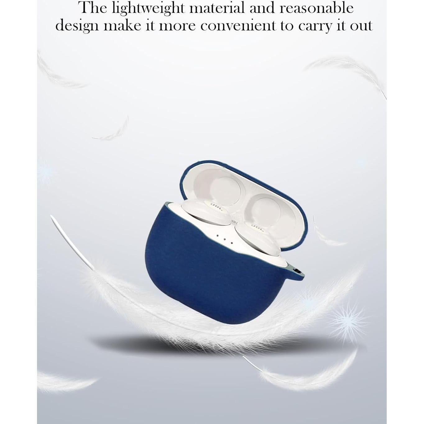 Funda de Silicona BOVUGAC para JBL Tune 120 TWS - Azul