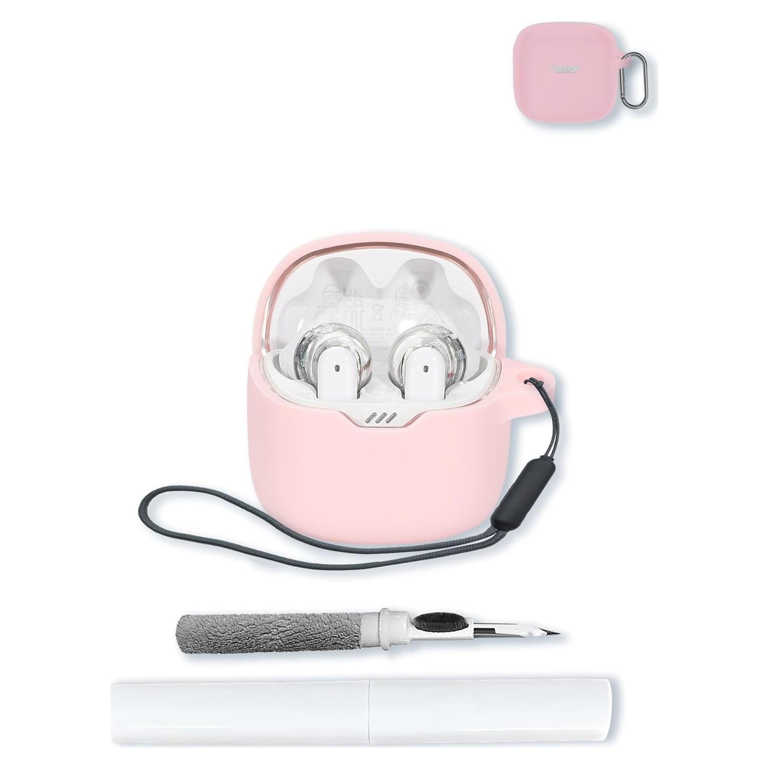 Funda Protectora Silicona BOVUGAC para JBL Tune FLEX Rosa