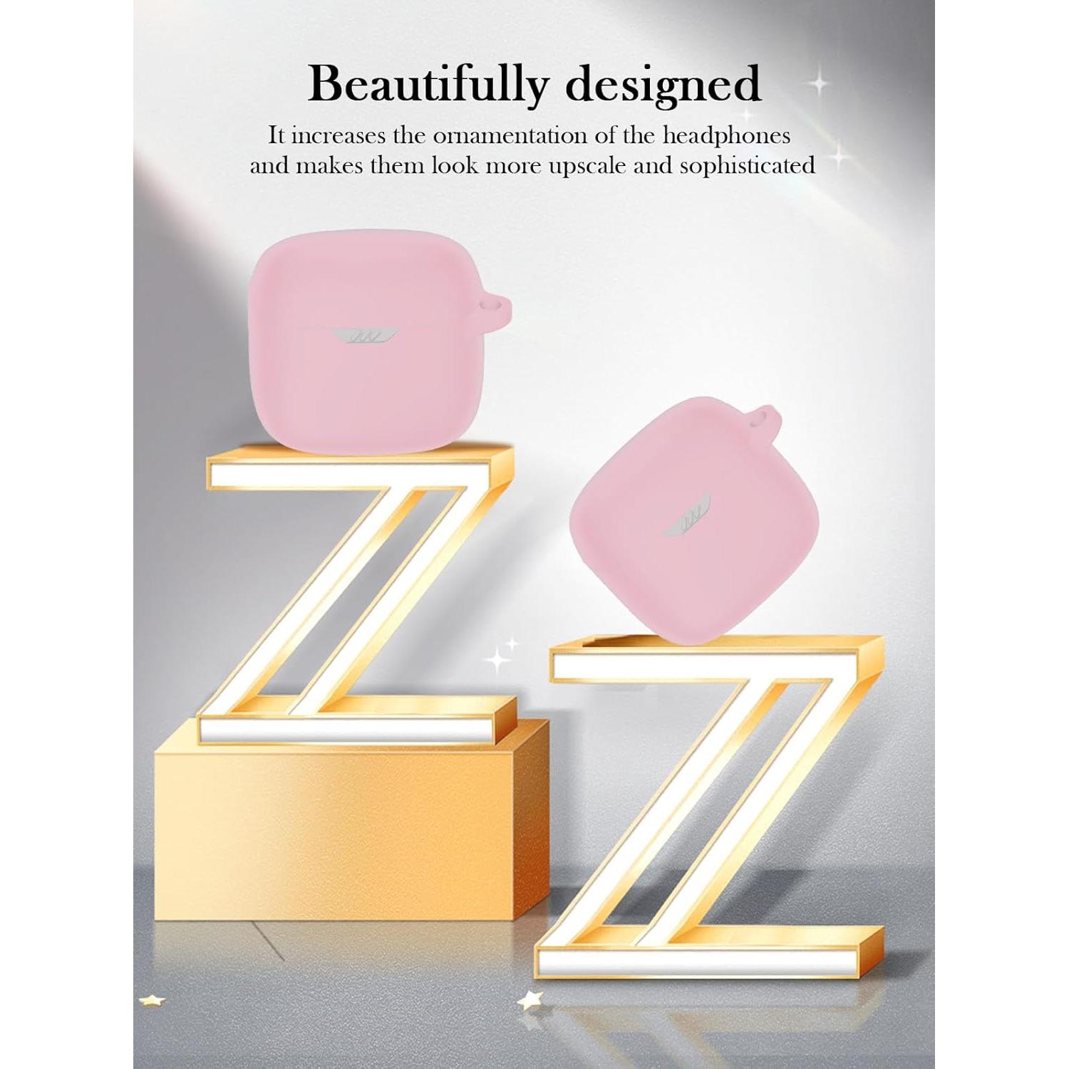 Funda Protectora Silicona BOVUGAC para JBL Tune FLEX Rosa