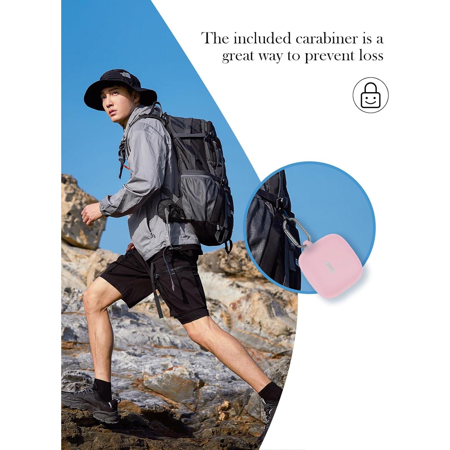 Funda Protectora Silicona BOVUGAC para JBL Tune FLEX Rosa