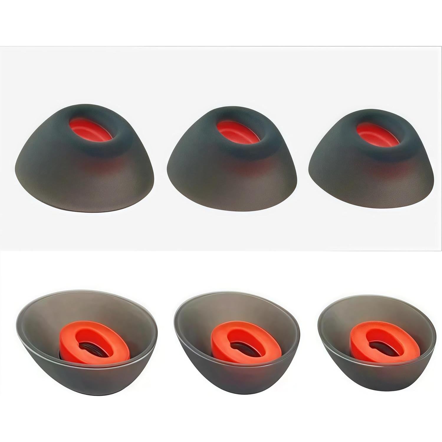 3 Pairs Puntas Silicona Repuesto JBL Tune Flex S/M/L