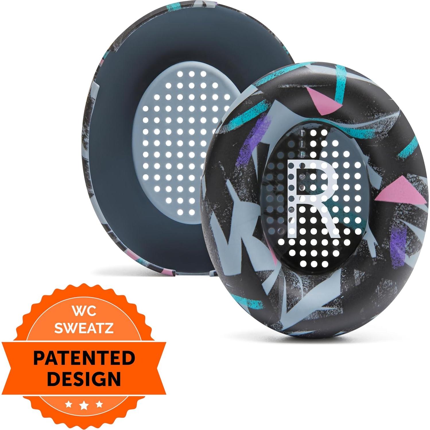 Cubiertas Protectores de Auriculares Wicked Cushions para Bose QuietComfort Ultra - A Prueba de Sudor y Lavables - Negro