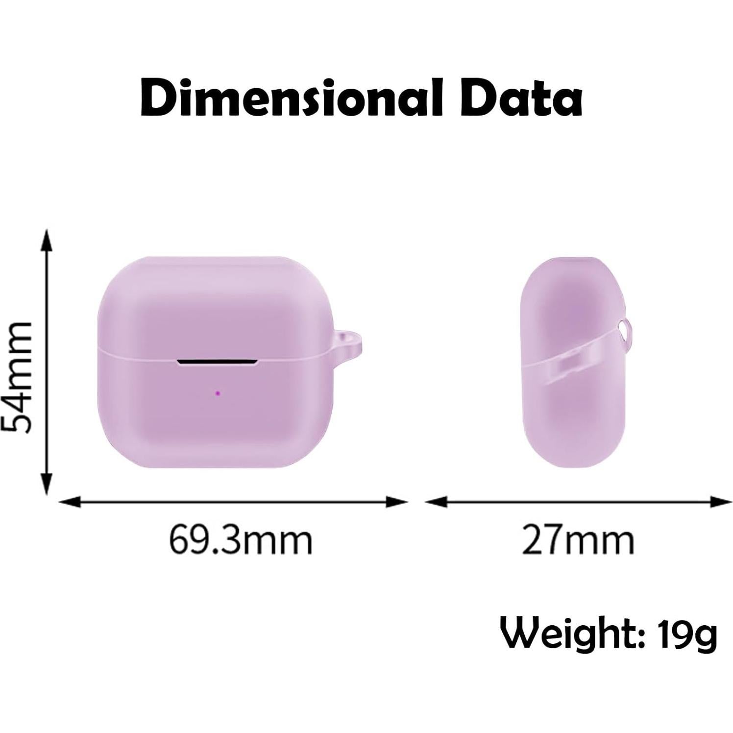 Funda Silicona easyBee para Galaxy Buds 3 Pro - 2 Pack Rosa Púrpura