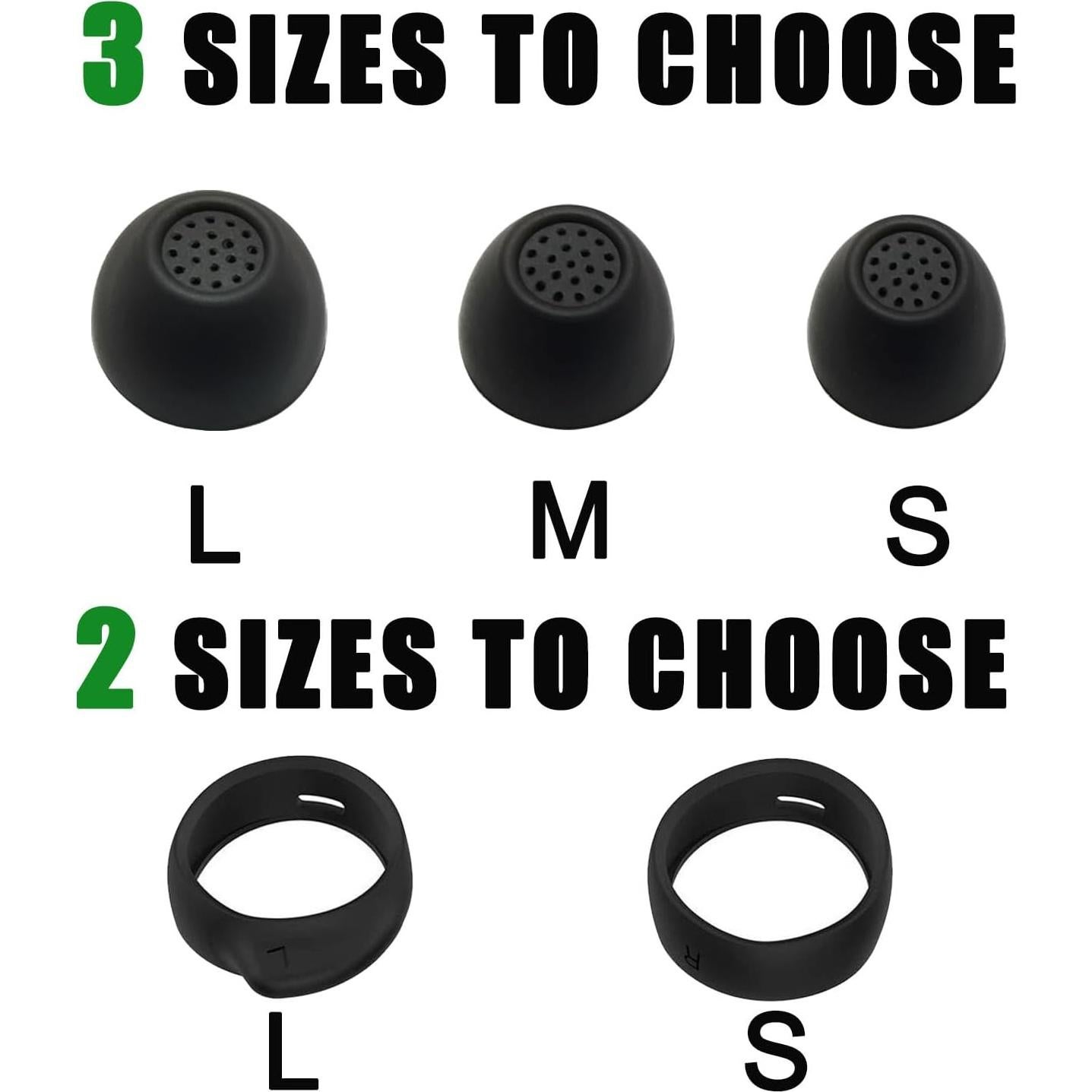 Puntas de Silicona Luckvan para Galaxy Buds FE - 3 Pares