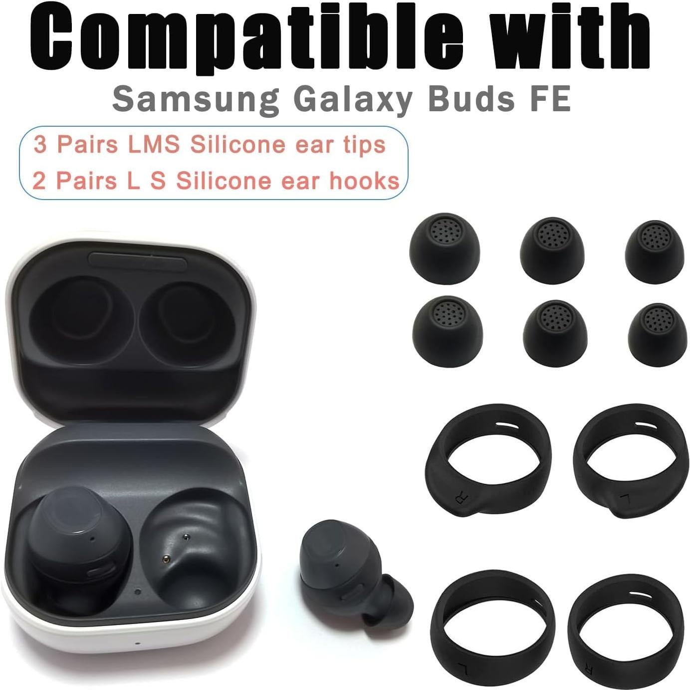 Puntas de Silicona Luckvan para Galaxy Buds FE - 3 Pares