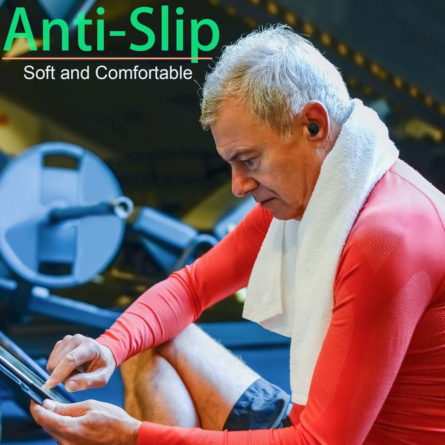 Consejos de Espuma con Memoria Luckvan para Galaxy Buds Pro - 3 Pares Negro