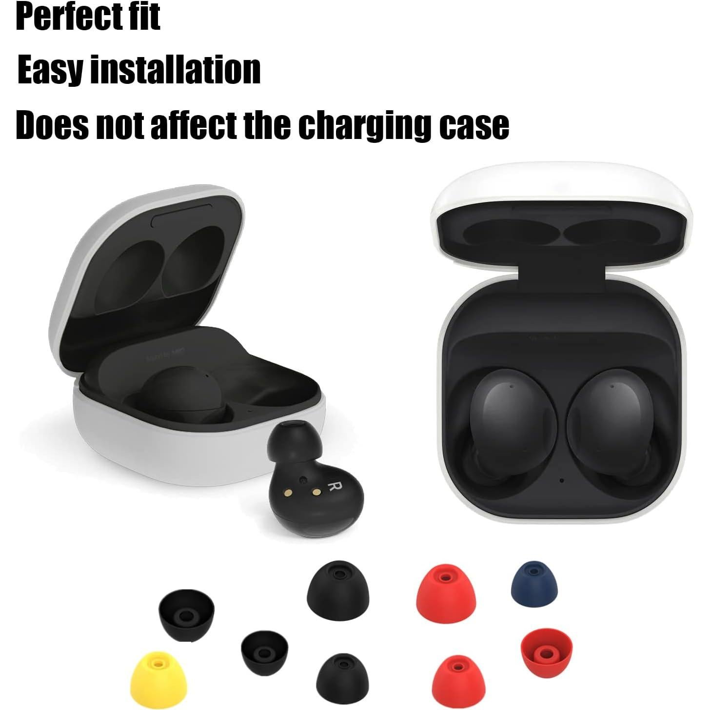 Puntas de Oído Silicona Ngaantyun para Galaxy Buds 2 - 6 Pcs