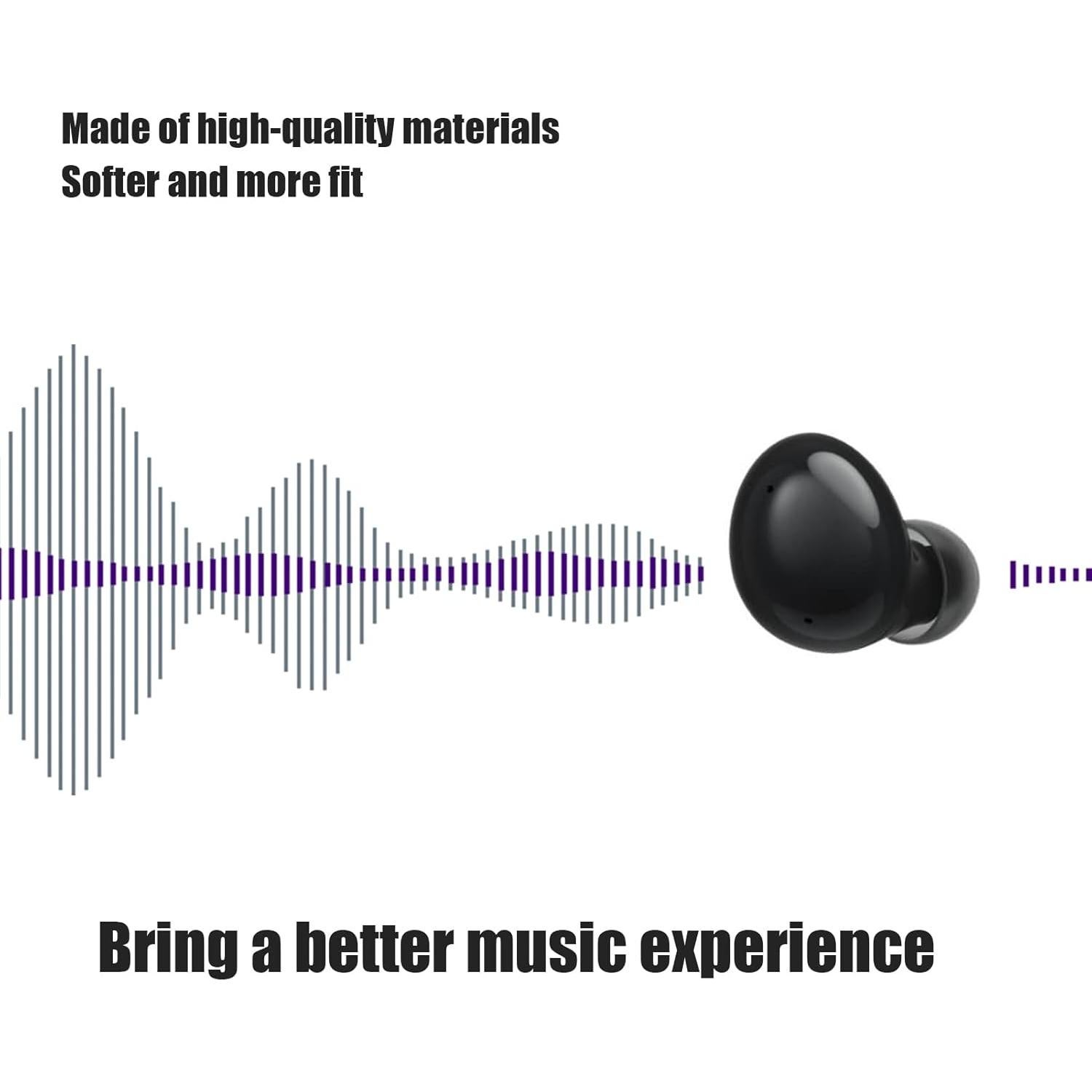 Puntas de Oído Silicona Ngaantyun para Galaxy Buds 2 - 6 Pcs