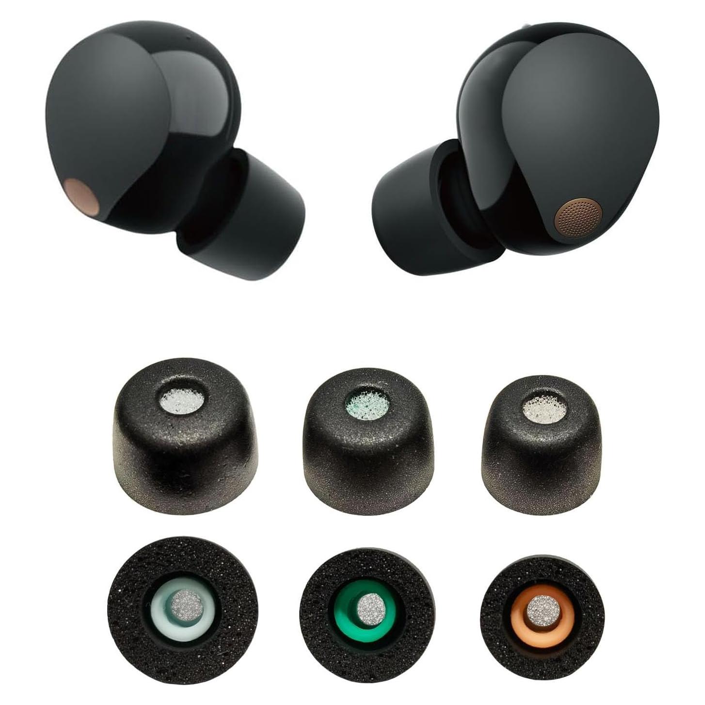 Puntas de Espuma de Memoria VSuRing para Sony WF-1000XM5/4 - 3 Pares