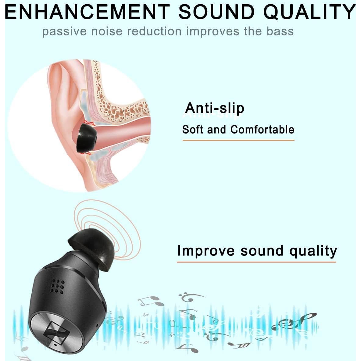 Consejos de Espuma Viscoelástica Mijusun para Sennheiser True Wireless