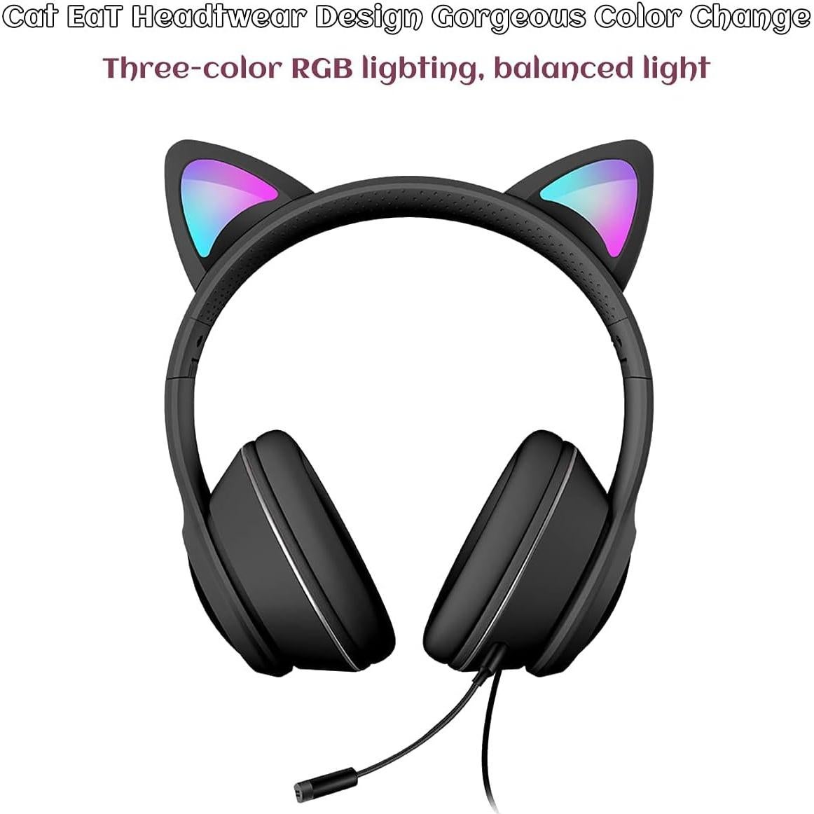 Auriculares Gaming VIGROS B52 con Luz LED y Micrófono 3.5mm