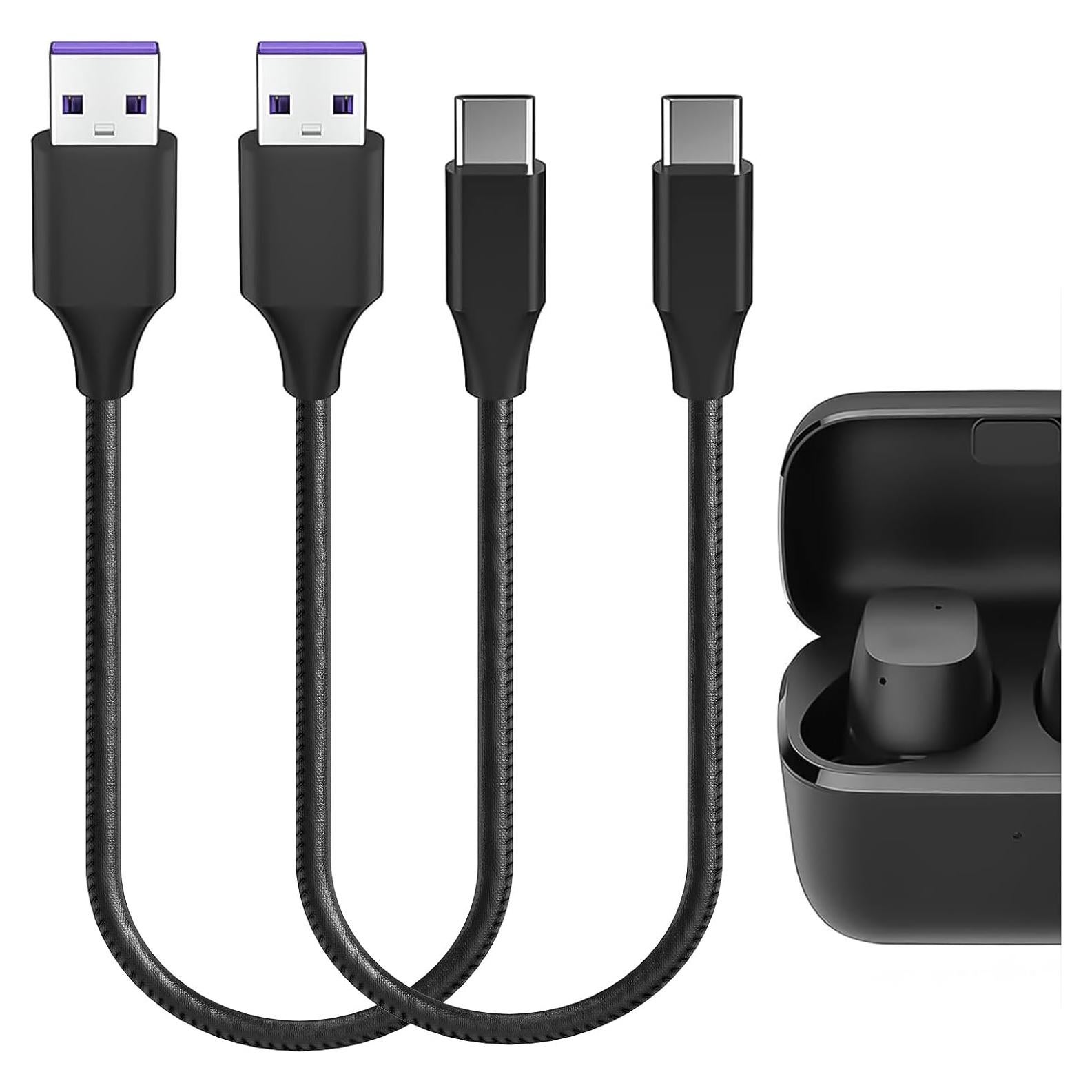 Cable de Carga USB-C Geekria para Auriculares Sennheiser 2Pack