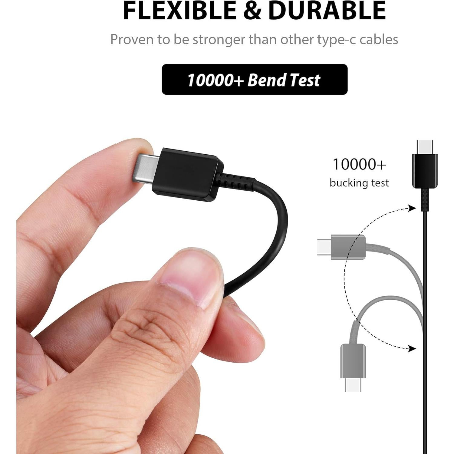 Cable USB-C 3M Original Works by VOLT para Sennheiser Momentum