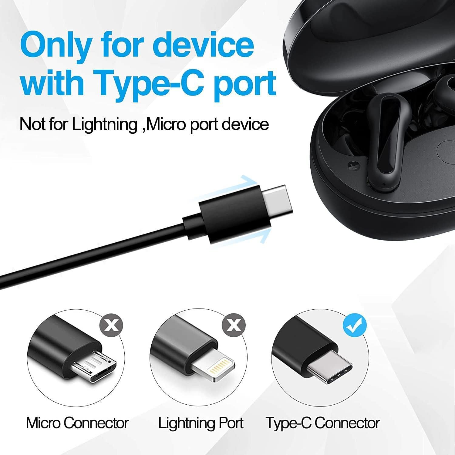 Cable de Carga Rápida USB C Aiivioll 1m para Auriculares Anker