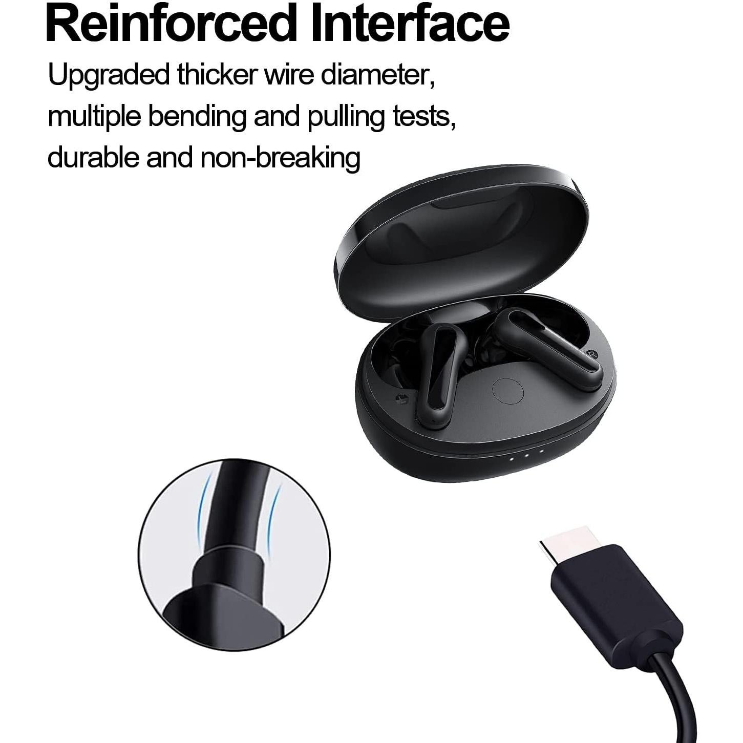 Cable de Carga Rápida USB C Aiivioll 1m para Auriculares Anker