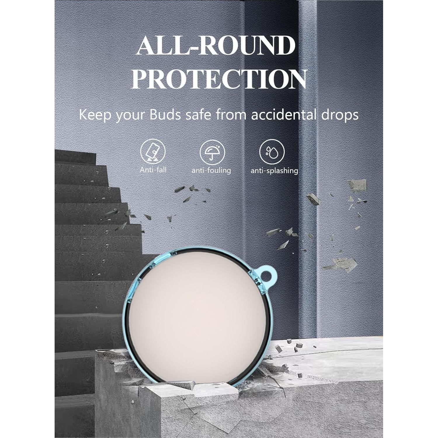 Funda Protectora TPU WUNIAK para Auriculares Anker A20 Azul