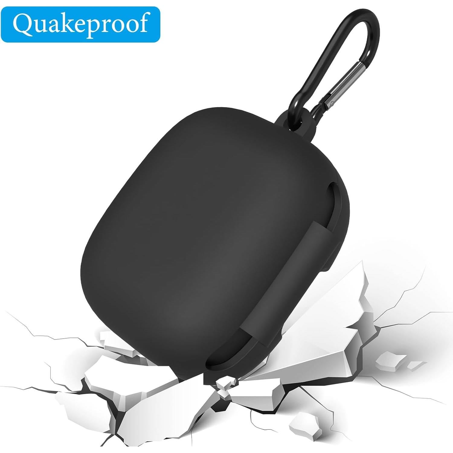 Funda de Silicona Geekria para Auriculares Anker C40i - Negro