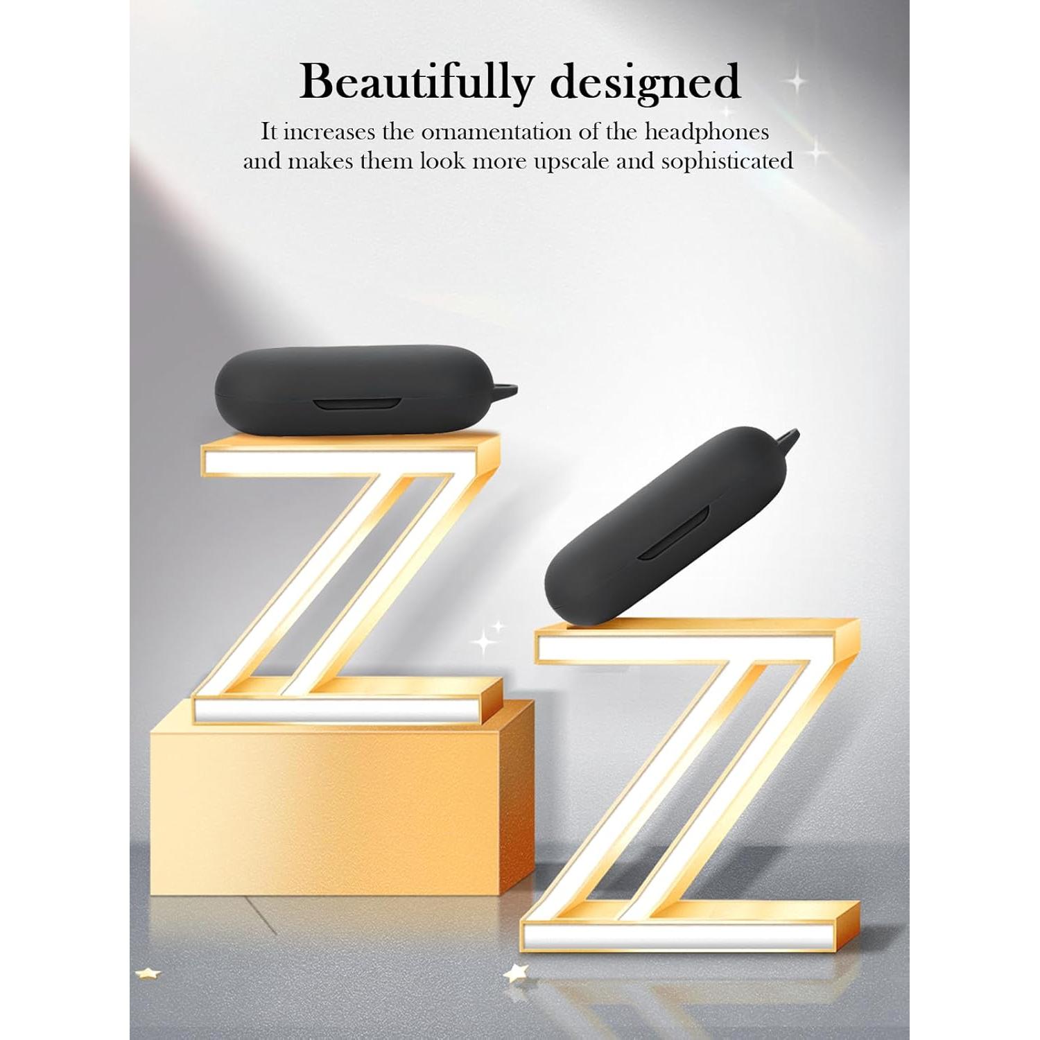 Funda de Silicona BOVUGAC para Auriculares Soundcore V30i - Negro