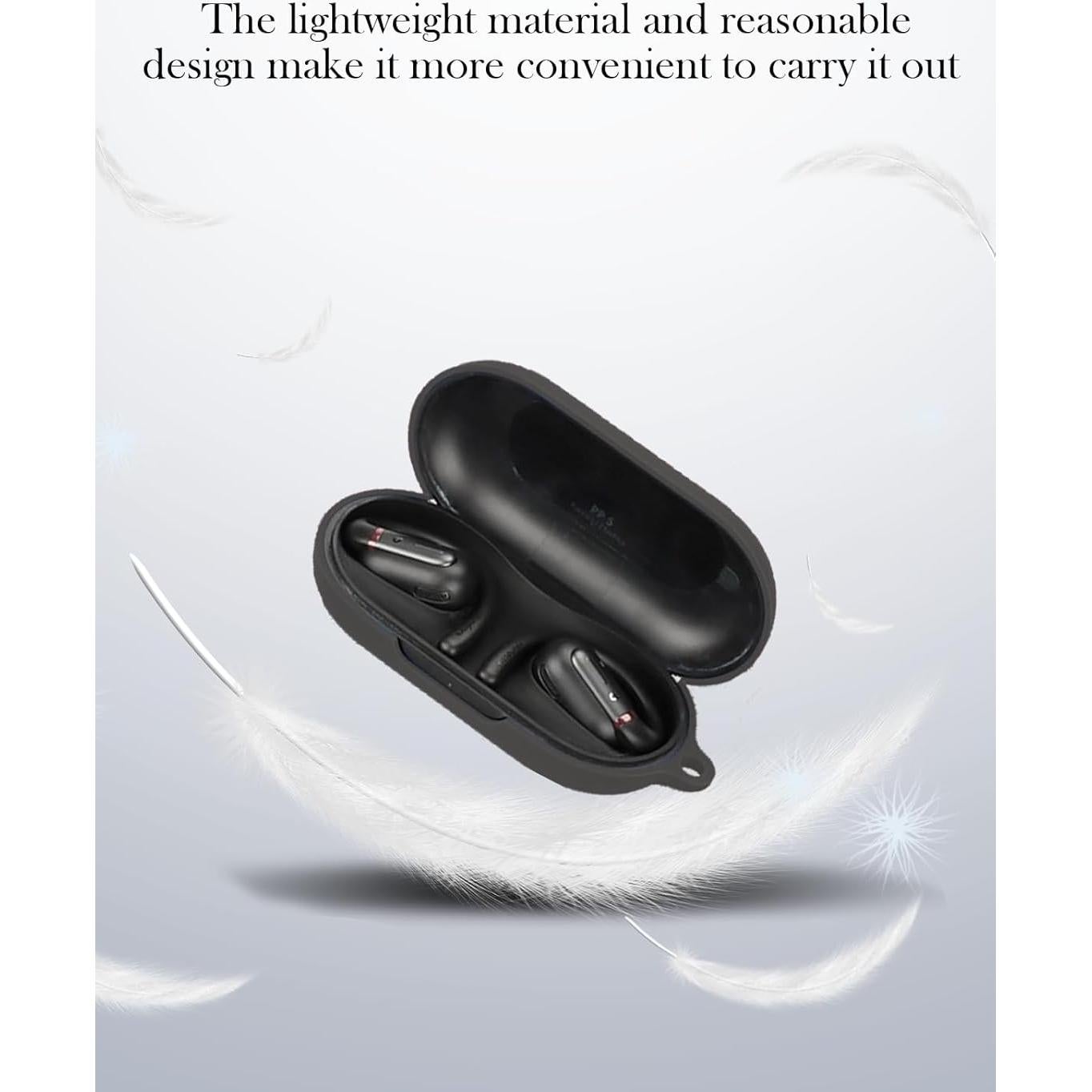 Funda de Silicona BOVUGAC para Auriculares Soundcore V30i - Negro