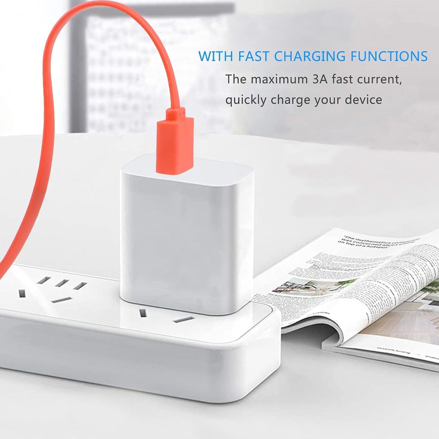 Cable de carga plano Type-C Arzweyk 100cm carga rápida