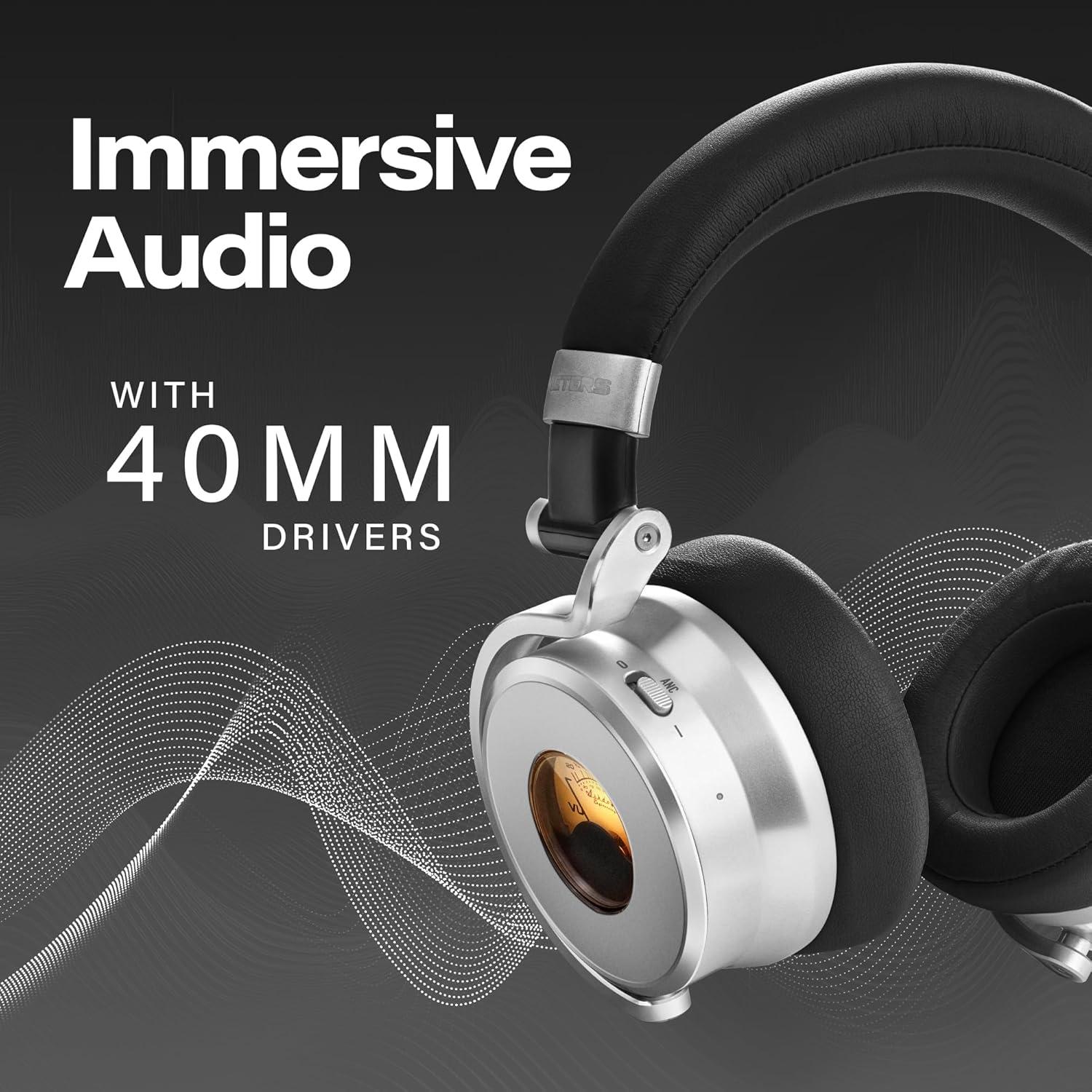 Auriculares Inalámbricos Meters M-OV-1-B-C con ANC y 16h